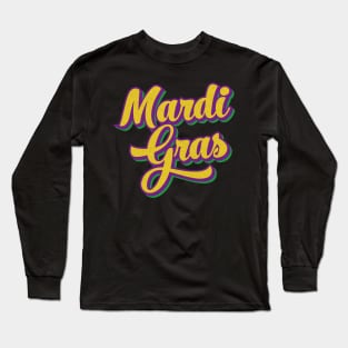 Vintage Mardi Gras Long Sleeve T-Shirt